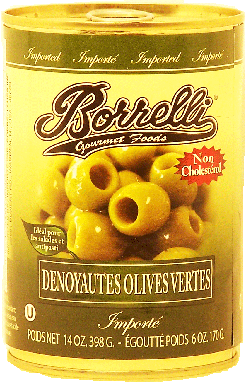 Borrelli  medium pitted green olives Full-Size Picture